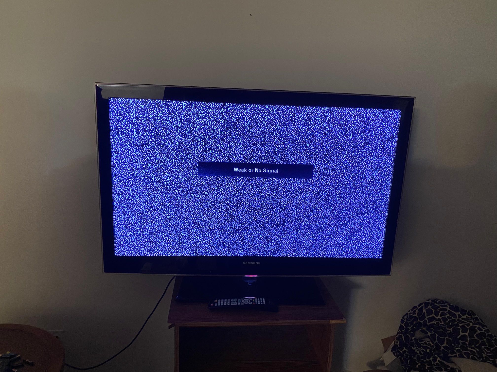 Samsung TV with Free TV Stand - 46”