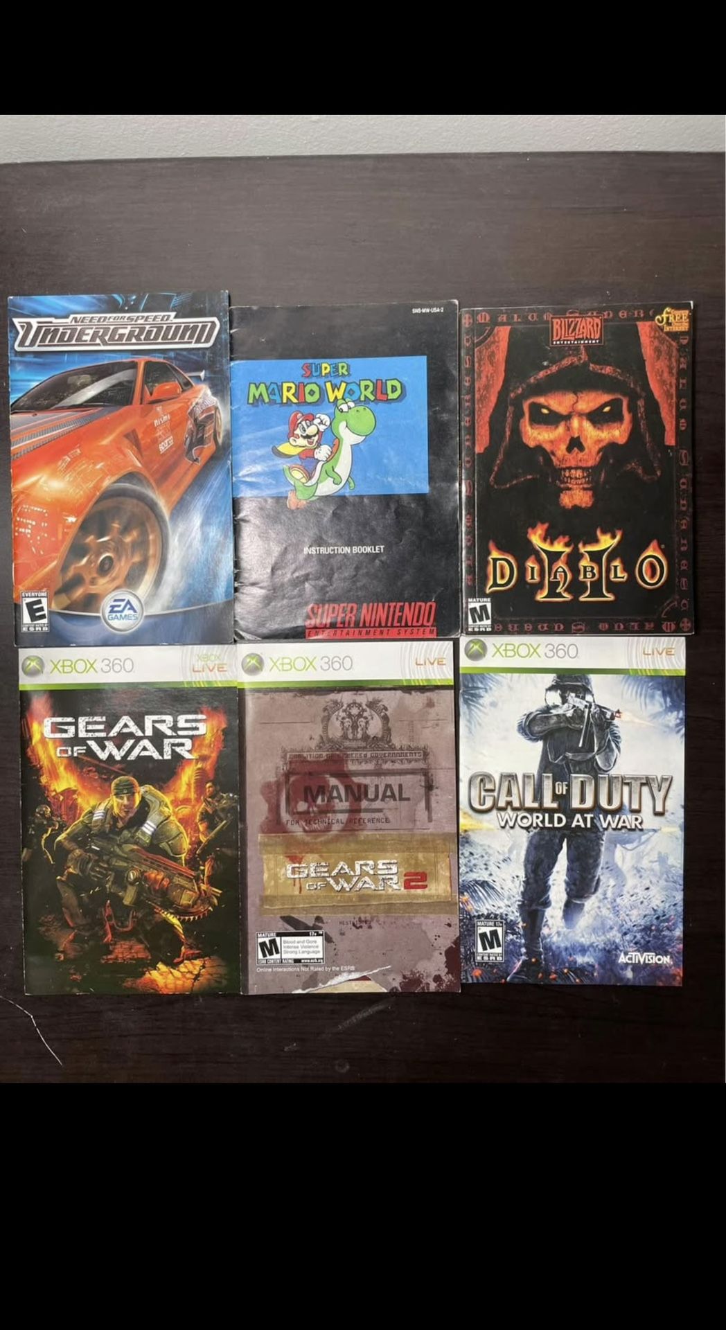 Video Game Manuals