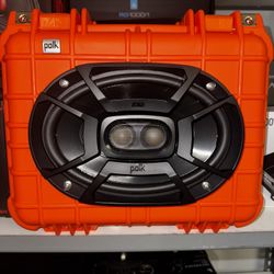 6x9 Polk Audio Bluetooth Speaker Box New Water Resistant 