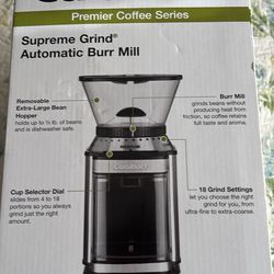 Cuisinart Premier Coffee Grind Automatic Burr Mill Cash Only 
