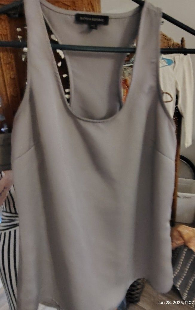 Gray Silk Shell