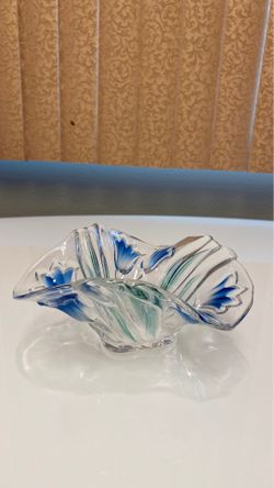 Floral glass container