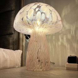 Glass Mushroom lamp