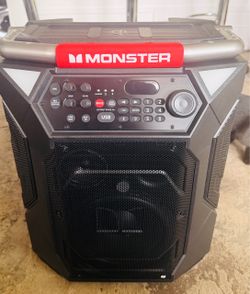 Monster speaker with mic