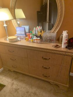 Dresser and Mirror