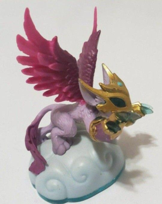 Scratch Air Element Purple Cat Dragon Skylanders Swap Force 3" Inches ACTION FIGURE RARE Nice!