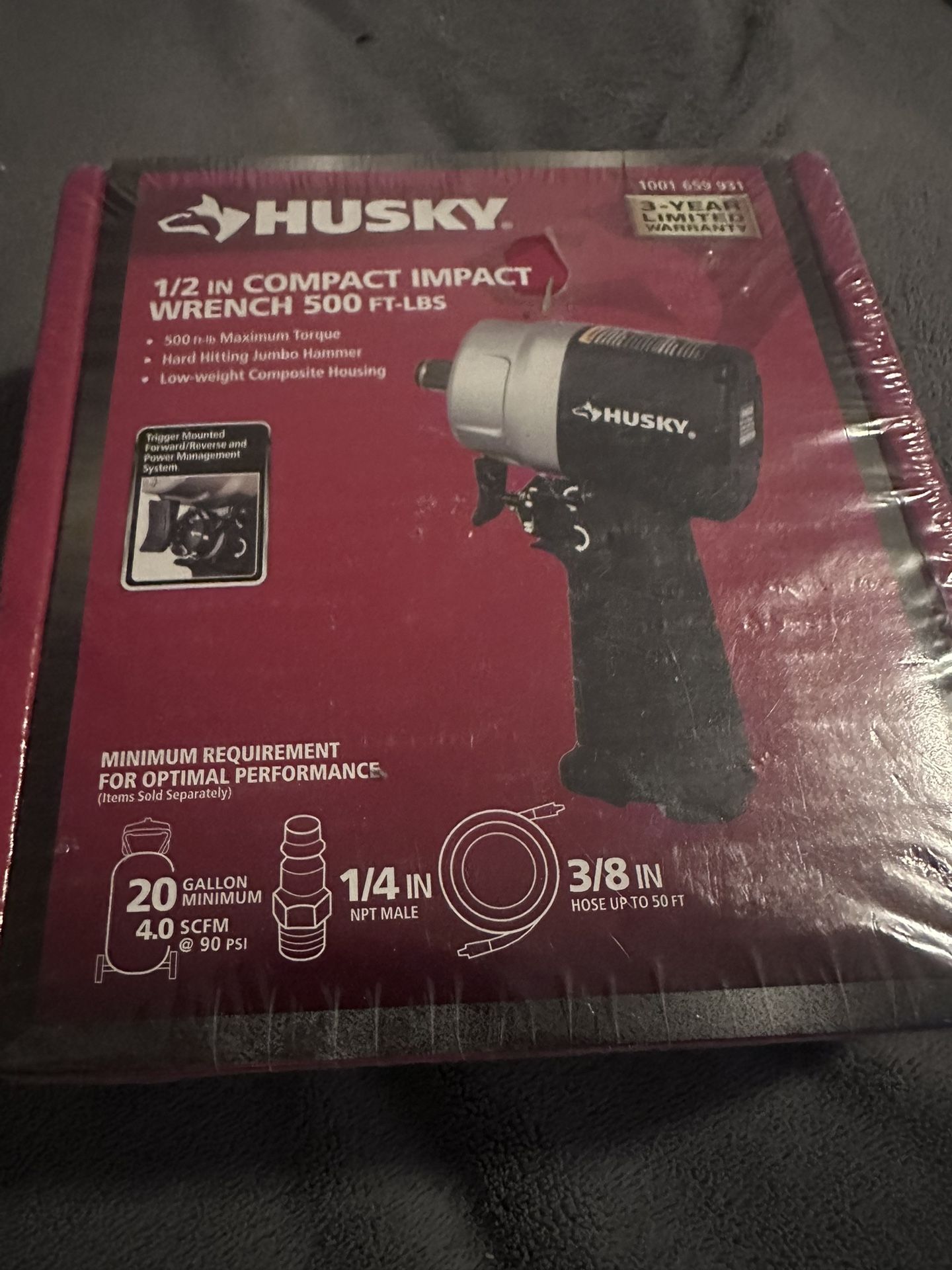 Husky 1/2 Compact Impact Wrench