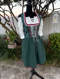 Women's Dirndl Oktoberfest Costume Dress