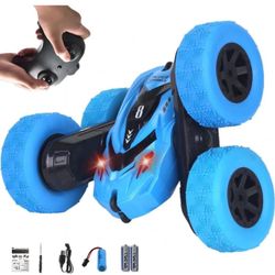 Brandnew  Remote Control Car, 2.4GHz Electric Race Stunt Car, Double Sided 360° Flip RC Car，High-Speed Rotating Toy Cars for Boys and Girls Xmas Birth