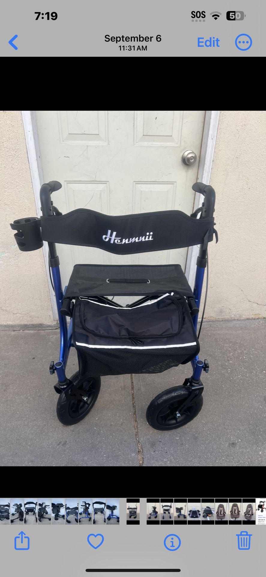 HENMNII ROLLING WALKER