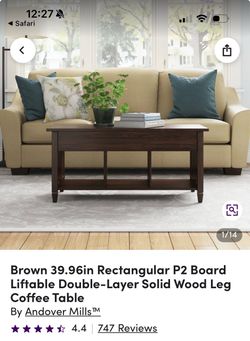 Coffee Table Lift Top with storage