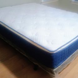 NEW Queen 12-in Hybrid Pillow Top Mattress..FREE DELIVERY 