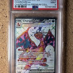 2023 POKEMON SVP EN CHARIZARD ex PREMIUM COLL PSA 9