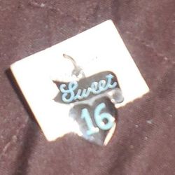 sterling silver .925 sweet 16 charm $15 everson - $15 (EVERSON, Washington)

