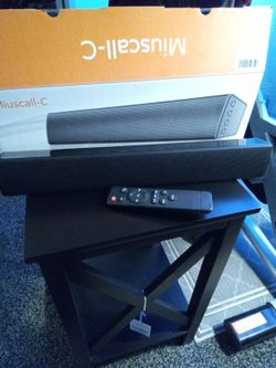 Small Sound Bar with Remote for TV 