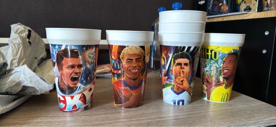 McDonald's Soccer Player Collector Cups Set of 6