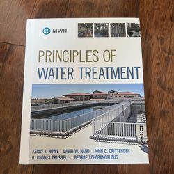 Principles of Water Treatment Textbook