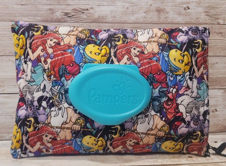 Little Mermaid Pampers Wipes Cover 