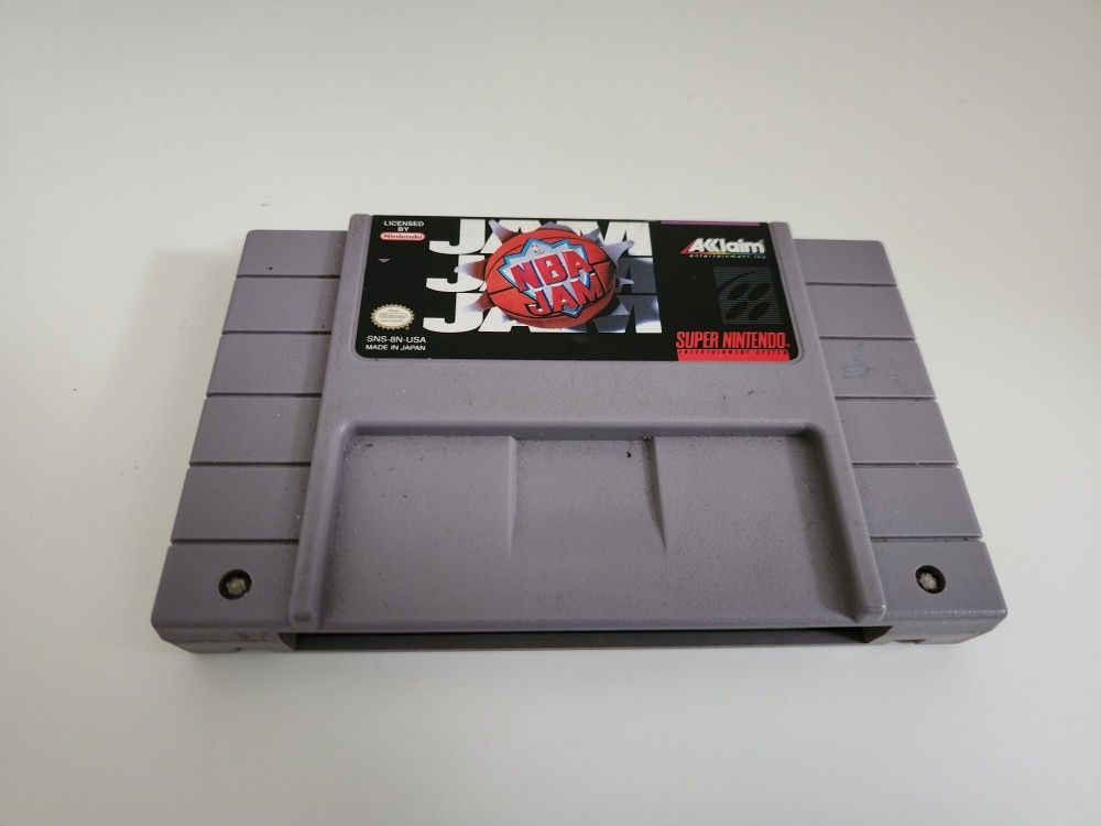 NBA JAM SNES Super Nintendo *AUTHENTIC*
