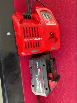 Milwaukee m18 8.0 forge battery and rapid charger