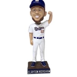 2022 Clayton Kershaw Bobblehead Raising World Series Ring-Dodgers 2020 Champions