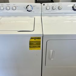 GE Washer And Electric Dryer Set 