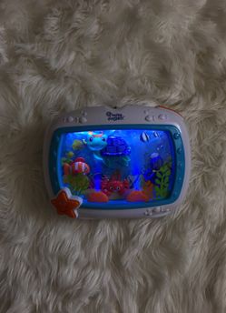 Like new baby Einstein crib soother water lights and sound