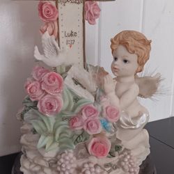 Chambord Collection Angel Praying Fiber Optics