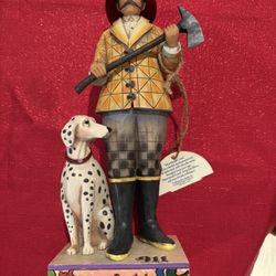 Jim Shore Firefighter Statue