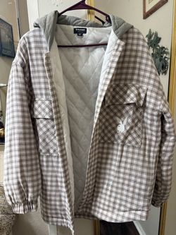 Playboy Plaid Quilted Shacket