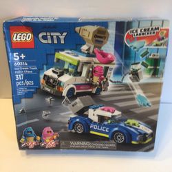 LEGO CITY: Ice Cream Truck Police Chase (60314) new in damaged box