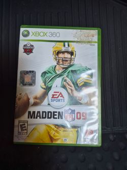 Madden NFL 09 Xbox 360 Video Game.