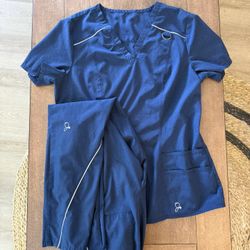 Jaanuu Blue Scrub 