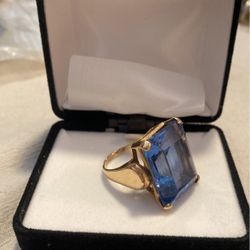 Real Gold Ring Coktail 14k 15.9 Grams