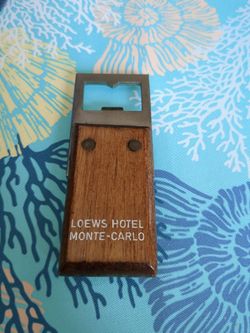 Title:Vintage 1970s Loews Hotel Monte Carlo Bottle