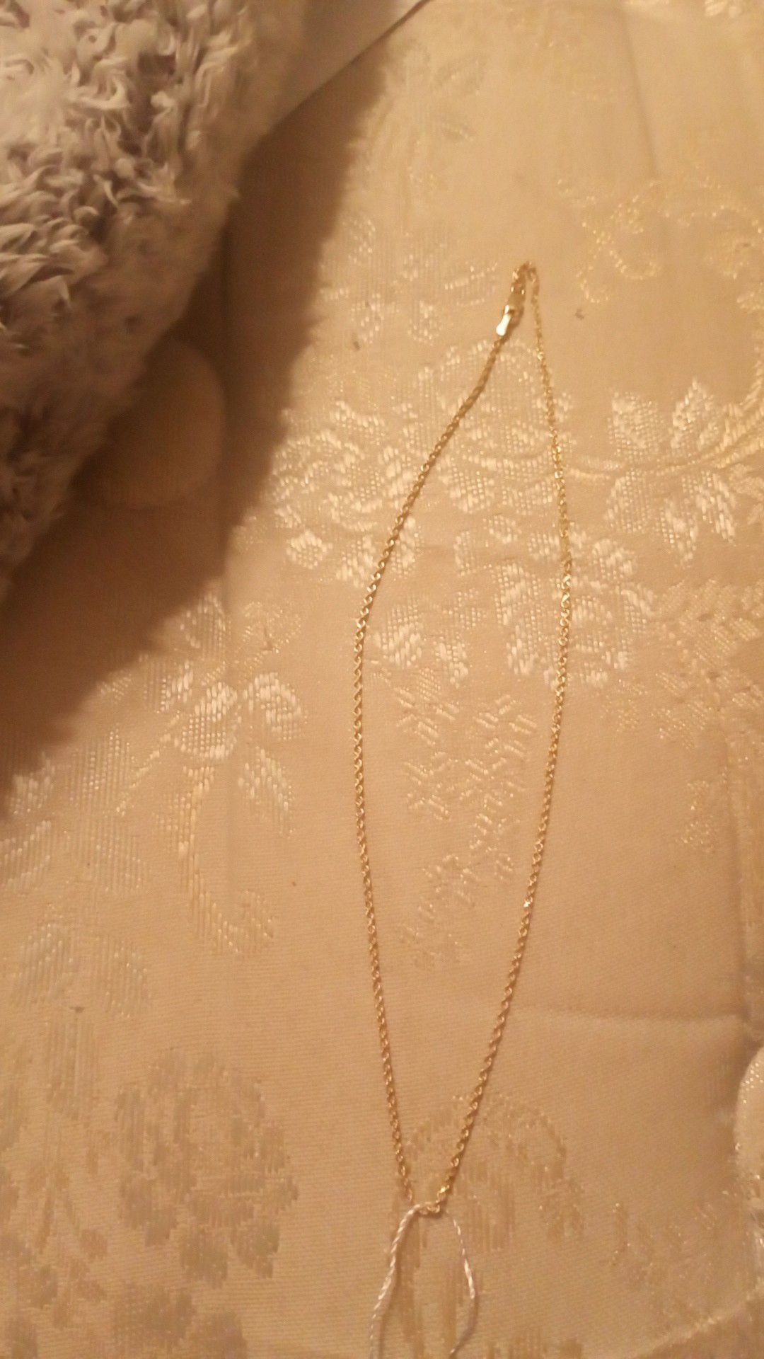 14 kt gold rope chain
