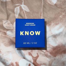 KNOW Renewing Night Cream