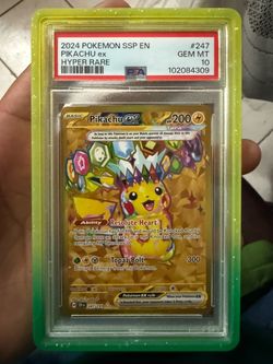 Pikachu ex PSA 10