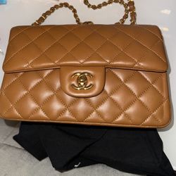Chanel Quilted Lambskin Medium Size Bag