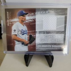 Dodgers Corey Seager Jersey Card