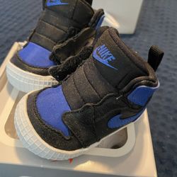 Size 2c Blue And Black Nike