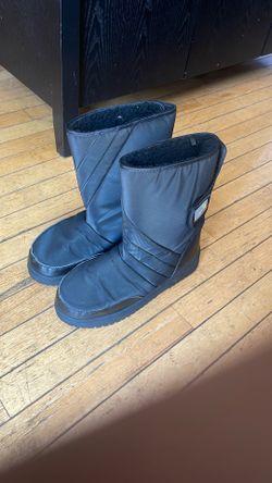 Unisex Rugged Exposure Black Snow Boots