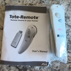 New Atek Tote-Remote, Control & Laser Pointer 