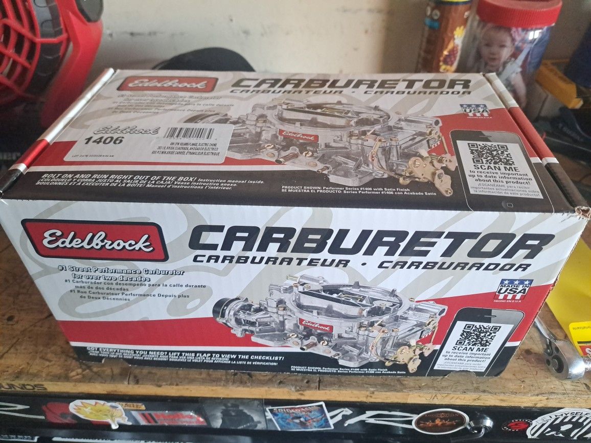 Edelbrock Carburetor 1406 600 Cfm