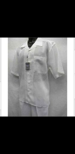 Men's Big and Tall Linen Suit