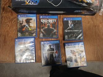 I have a lot of 6 ps4 games all good shape