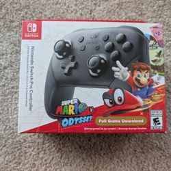 Nintendo Switch pro Controller + Super Mario Odyssey 