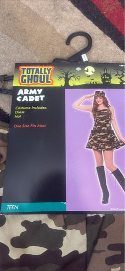 Totally Ghoul Army Cadet Teen Costume