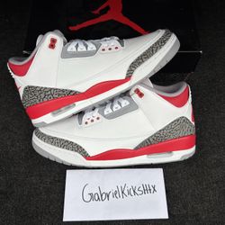 Air Jordan 3 Fire red 2022
