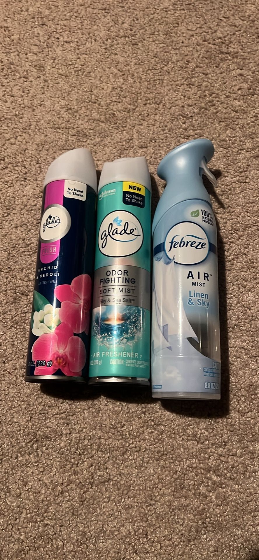 Glade and febreze